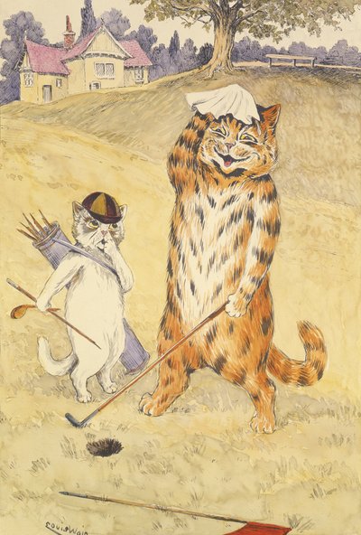 Holed in One, c.1905 by Louis Wain